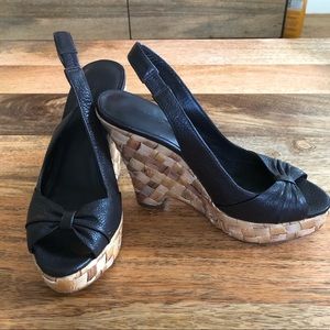 Leather wedges